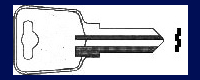 757 Key for Sentry Lock, Firesafe Fire Safe First Alert Safes **